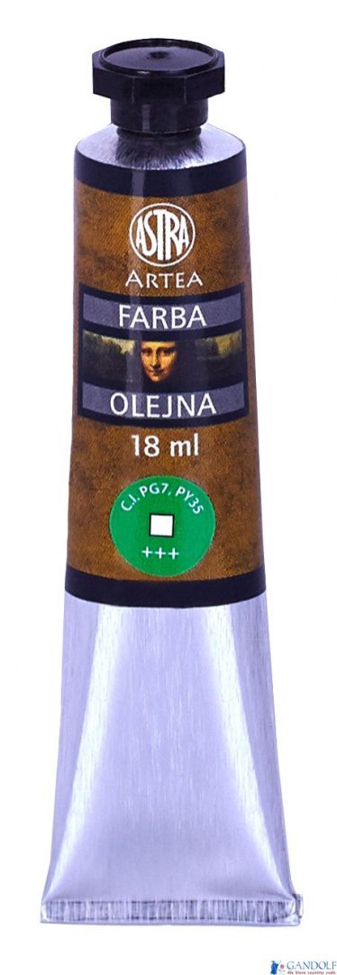 Farba olejna Astra tuba 18ml - zieleń Veronesea, 83410971
