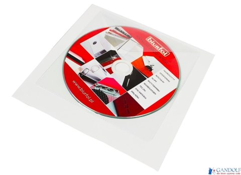 Kieszeń samoprzylepna na CD z klapkąBIURFOL KS-02-02 (10)