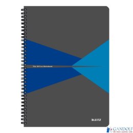 Kołonotatnik Office Card A4, w linie, niebieski Leitz , 46480035