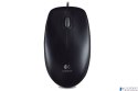 Mysz przewodowa LOGITECH B100 USB czarna 910-003357