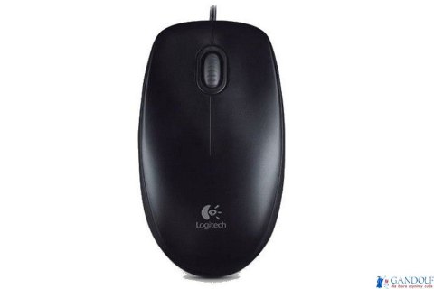 Mysz przewodowa LOGITECH B100 USB czarna 910-003357 Mysz przewodowa LOGITECH B100 USB czarna 910-003357