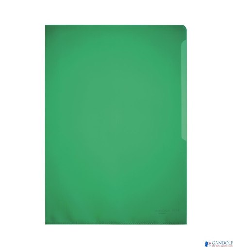 Obwoluta przezroczysta A4, PP 0,12mm Zielony, 100szt., 233705 DURABLE