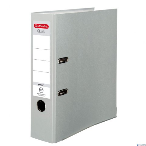 Segregator A4/80mm Q.FILE szary 11167459 Herlitz Segregator A4/80mm Q.FILE szary 11167459 Herlitz