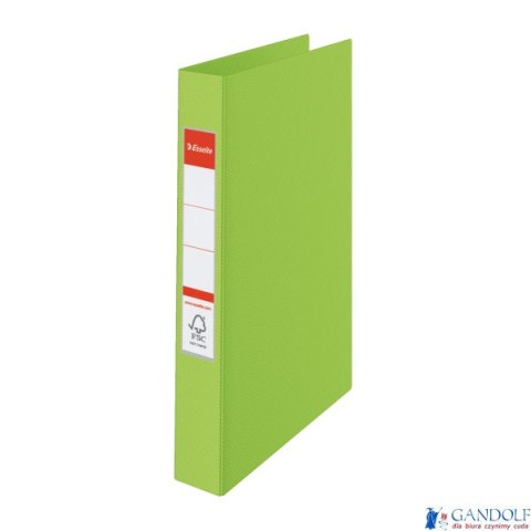 Segregator Esselte A4 z 2 kółkami, grzbiet 42 mm, zielony, 14453