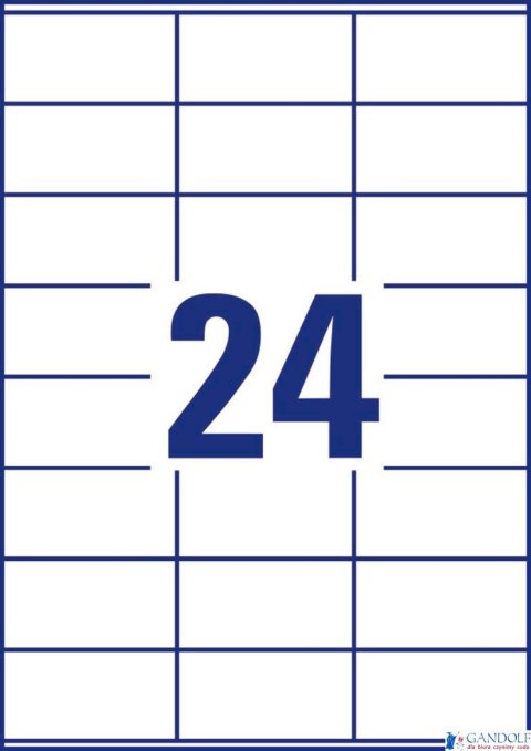 Trwałe etykiety uniwersalne 3475 70 x 36 100ark. Avery Zweckform