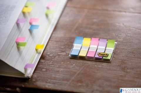 Zakładki indeksujące POST-IT_ (683-5CB), PP, 12x43mm, 5x20 kart., mix kolorów Zakładki indeksujące POST-IT_ (683-5CB), PP, 12x43mm, 5x20 kart., mix kolorów