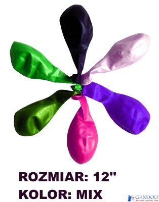 Balony 12 METALLIC, mix kolorów, 100 szt. FIORELLO 170-1684 Balony 12 METALLIC, mix kolorów, 100 szt. FIORELLO 170-1684