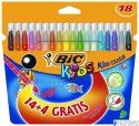 Flamastry BIC Kids Kid Couleur 14+4szt, 937510