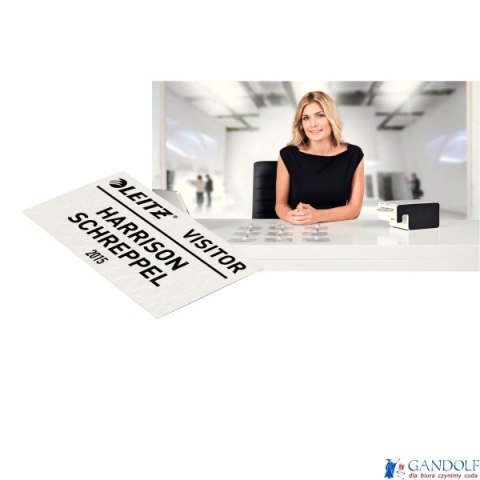 Kaseta_z kartonową taśmą do drukowania etykiet Leitz Icon, szer. 57 mm, 157 gsm. 70050001 (X)