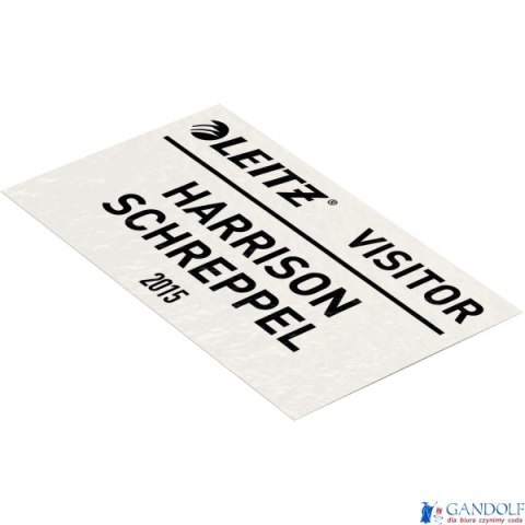 Kaseta_z kartonową taśmą do drukowania etykiet Leitz Icon, szer. 57 mm, 157 gsm. 70050001 (X)