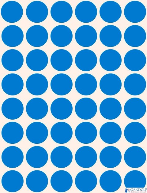 Kółka do zaznaczania 3375 Q18 22 ark niebieskie trwałe, Avery Zweckform