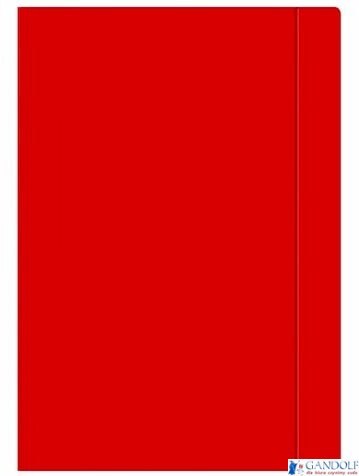 Teczka z gumką A4+ czerwona 3044 INTERDRUK