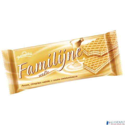 Wafle FAMILIJNE Śmietankowe 180g JUTRZENKA Wafle FAMILIJNE Śmietankowe 180g JUTRZENKA