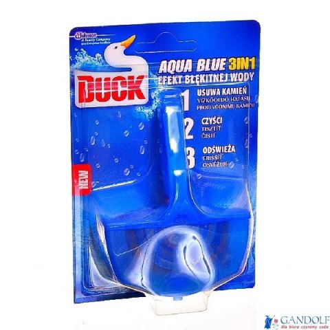 DUCK Zawieszka WC Aqua Blue 4w1 barwiąca 40g 9053 DUCK Zawieszka WC Aqua Blue 4w1 barwiąca 40g 9053