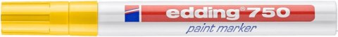 Marker lak.2-4mm 750 żółty EDDING końcówka okrągła Marker lak.2-4mm 750 żółty EDDING końcówka okrągła