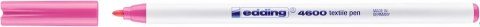 Marker do tkanin okrągła końcówka 1 mm różowy Edding 4600/009/R Marker do tkanin okrągła końcówka 1 mm różowy Edding 4600/009/R