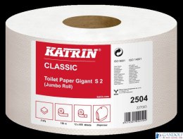 Papier toaletowy KATRIN CLASSIC Gigant S2 2504 150m 12rolek opakowanie