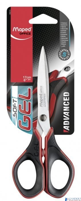 Nożyczki ADVANCED GEL 17cm symetryczne MAPED 496210 Nożyczki ADVANCED GEL 17cm symetryczne MAPED 496210