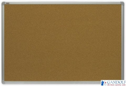 Tablica korkowa w ramie aluminiowej 60x45cm 2X3 TCA456 ECOBOARD