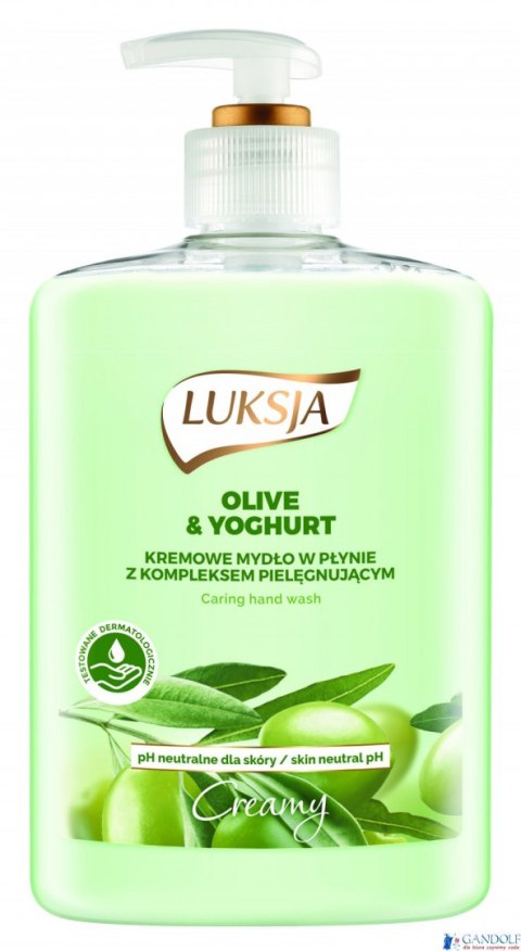 LUKSJA Mydło w płynie z dozownikiem 500 ml OLIVE&YOGHURT 8902 LUKSJA Mydło w płynie z dozownikiem 500 ml OLIVE&YOGHURT 8902