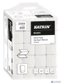 Ręczniki składane KATRIN BASIC Zig Zag 2 Natural, ZZ, 20 x 200, Handy Pack, 35564, opakowanie: 20 owijek