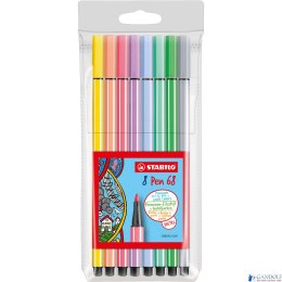 Flamaster PEN 68 PASTEL etui (8szt.) 68/8-01 STABILO