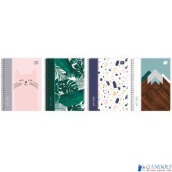 Kołozeszyt A5 100k kratka 70g z perf. PP INTERDRUK