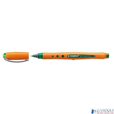 Pióro kulkowe BIONIC WORKER + cienki zielony 2016/36 STABILO