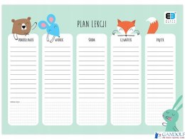 Plan lekcji A4 B&B KIDS PASTEL INTERDRUK