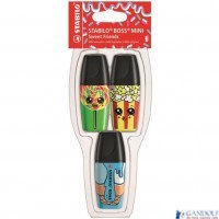 Zakreslacz STABILO BOSS MINI Sweet Friends etui 3 szt 07/03-48