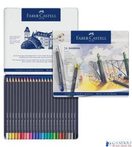 Kredki pastelowe suche 12 kolorów GOLDFABER, FABER CASTELL 128224