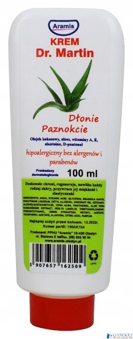 Krem do rąk ARAMIS 100ml aloesowy