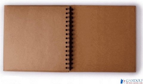 Album na spirali, 20x20cm, 30 ark, brązowe eco, 180g/m2, Happy Color HA 7631 2020-NE30 Album na spirali, 20x20cm, 30 ark, brązowe eco, 180g/m2, Happy Color HA 7631 2020-NE30
