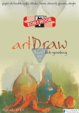 Blok rysunkowy ART DRAW A3 30 arkuszy 150g KOH I NOOR BLO-RYA3AR (X)