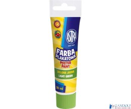 Farba plakatowa Astra tuba 30 ml - jasna zieleń, 83110910