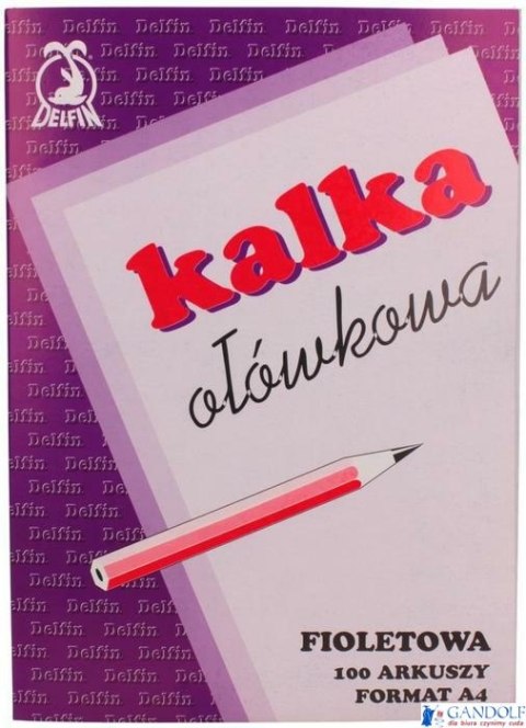 Kalka ołówkowa A-4 100ark. DELFIN Kalka ołówkowa A-4 100ark. DELFIN