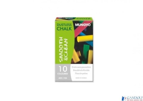 Kreda kolor niepyląca (10) MUNGYO TT6284 Kreda kolor niepyląca (10) MUNGYO TT6284