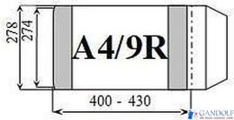 Okładka książkowa A4/9R regulowana wys.wew.274mm (25) D&D