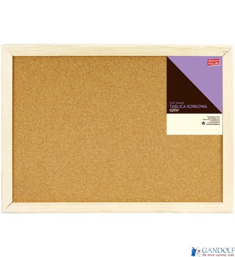 Tablica korkowa 40x60 rama drewniana 5003 120-1516 GRAND