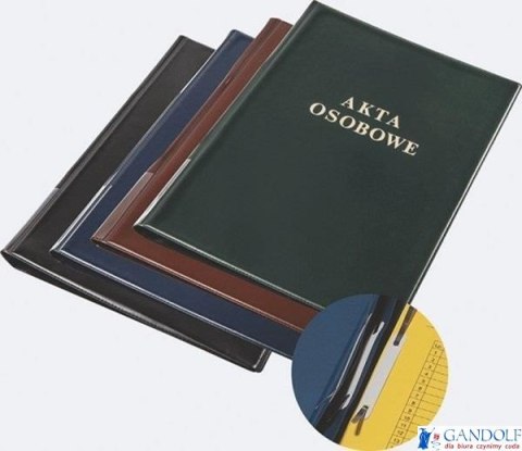 Teczka akt osobowych A4 PVC granat 0409-0013-02 PANTA PLAST Teczka akt osobowych A4 PVC granat 0409-0013-02 PANTA PLAST