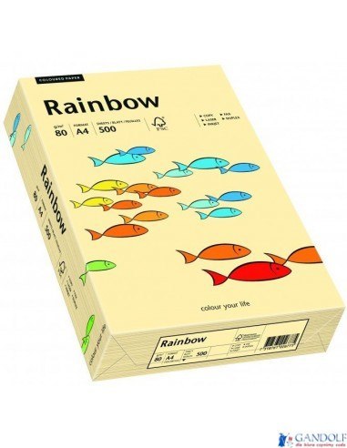 Papier A3 80g R06 kość słoniowa RAINBOW 88042278 Papier A3 80g R06 kość słoniowa RAINBOW 88042278