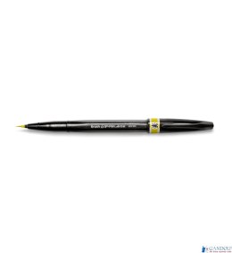 Precyzyjny pędzelek do kaligrafii i liternictwa Brush SignPen Artist ciemnożółty SESF30-Y PENTEL