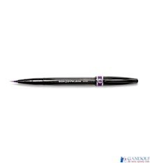 Precyzyjny pędzelek do kaligrafii i liternictwa Brush SignPen Artist fioletowy SESF30-V PENTEL