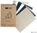 Szkicownik na spirali PLENEROWY A4, 70 ark, 3 kolory, 80/90g, Happy Color HA 3808 2030-P70