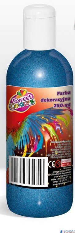 Farby plakatowe metaliczna 250ml.niebieska OTOCKI (X) Farby plakatowe metaliczna 250ml.niebieska OTOCKI (X)