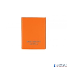 Okładka na dokumenty ucznia pionowa orange KOD-11-04 BIURFOL