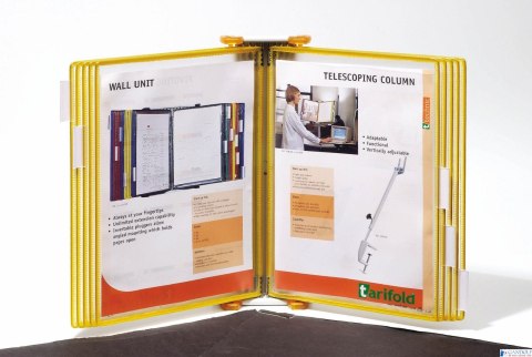 Prezenter-system naścienny 414109TR TARIFOLD CANDY LINE A4 z10 mix kolor