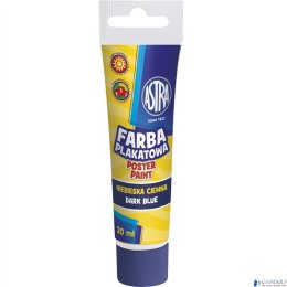 Farba plakatowa Astra tuba 30 ml - ciemna niebieska, 83110914