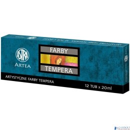 Farby tempera Astra 12 kolorów - 20 ml, 83414900