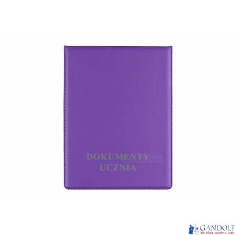 Okładka na dokumenty ucznia pionowa violet KOD-11-05 BIURFOL